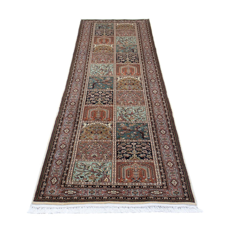 Loper Zijden tapijt - Kashmir Silk - 302 x 74 cm - veelkleurig