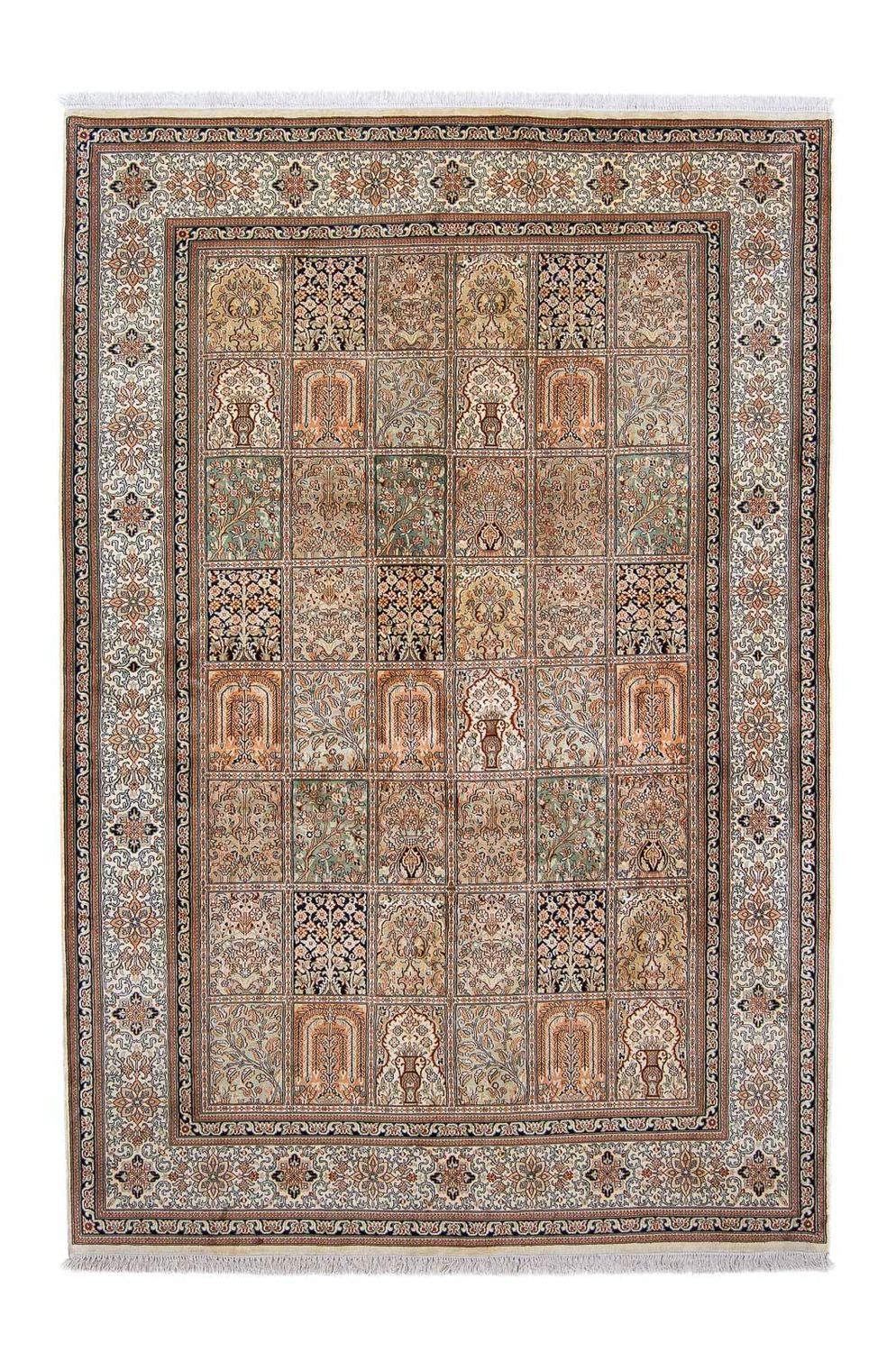 Zijden tapijt - Kashmir Silk - 260 x 172 cm - veelkleurig
