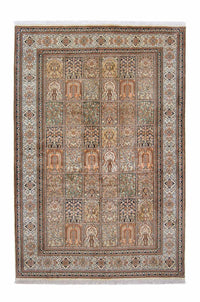 Zijden tapijt - Kashmir Silk - 260 x 172 cm - veelkleurig