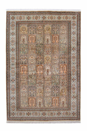 Zijden tapijt - Kashmir Silk - 260 x 172 cm - veelkleurig