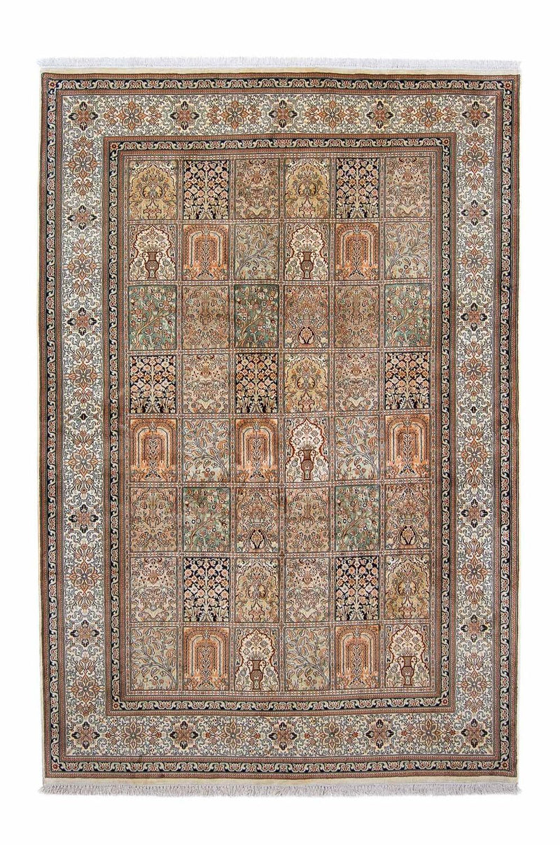 Zijden tapijt - Kashmir Silk - 260 x 172 cm - veelkleurig