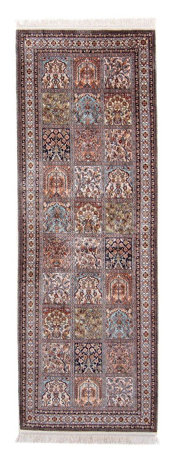 Loper Zijden tapijt - Kashmir Silk - 227 x 79 cm - veelkleurig