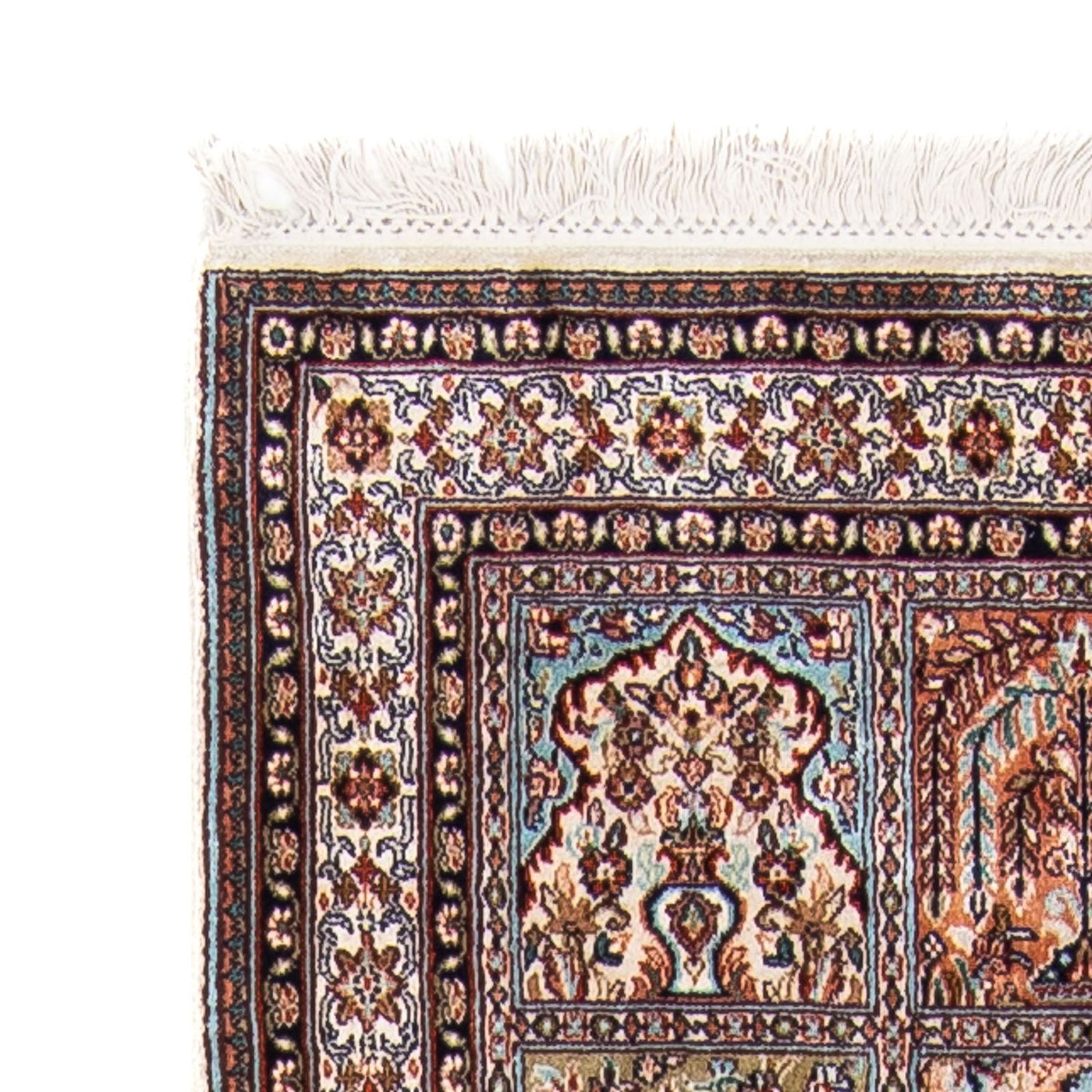 Kasjmir zijde Tapijt 227x79cm - Oosters Tapijt