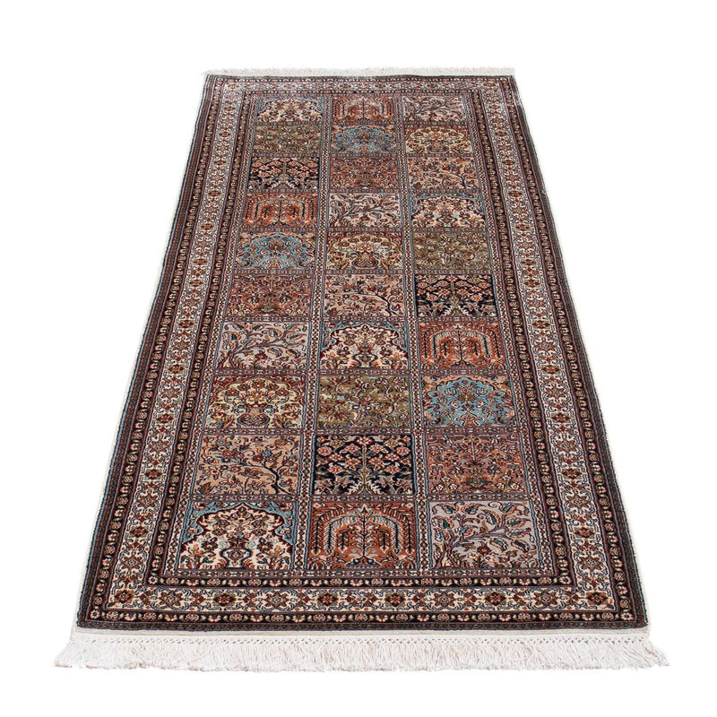 Loper Zijden tapijt - Kashmir Silk - 227 x 79 cm - veelkleurig