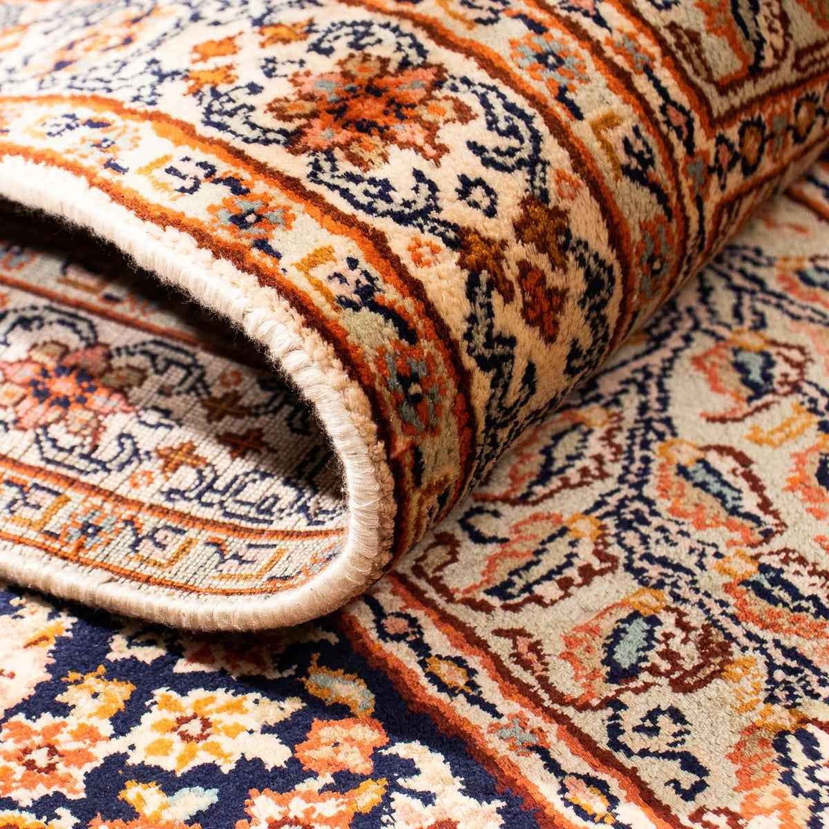 Loper Perzisch tapijt - Klassiek - 296 x 79 cm - veelkleurig