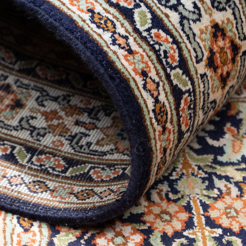 Zijden tapijt - Kashmir Silk - 150 x 92 cm - veelkleurig