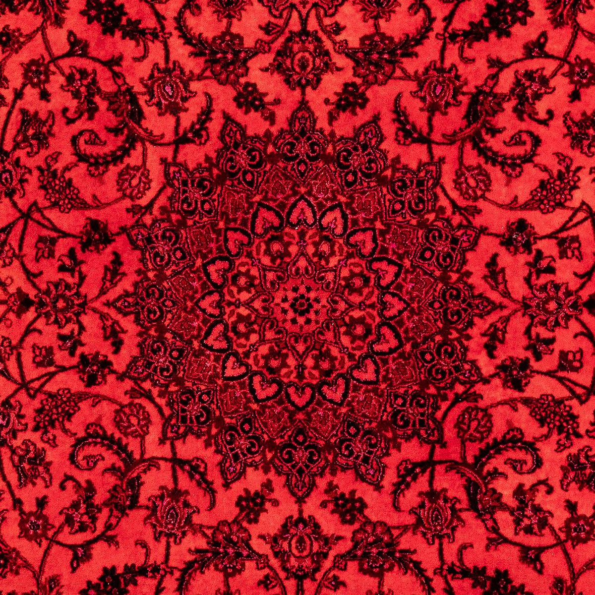 Perzisch tapijt - Nain - 306 x 197 cm - donkerrood