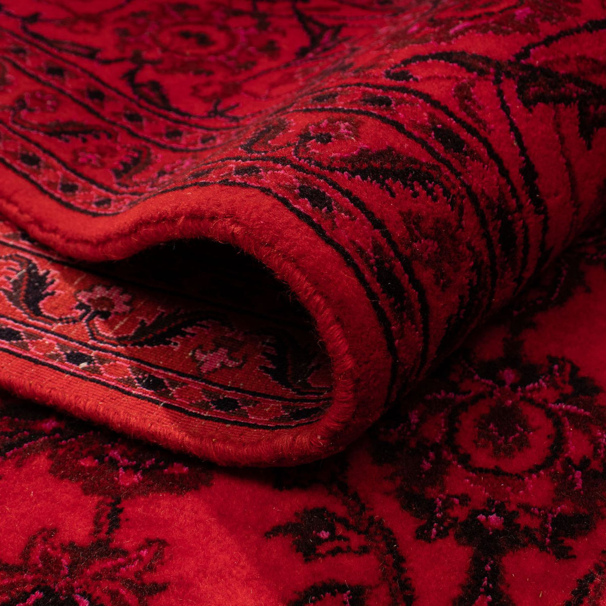 Perzisch tapijt - Nain - 306 x 197 cm - donkerrood