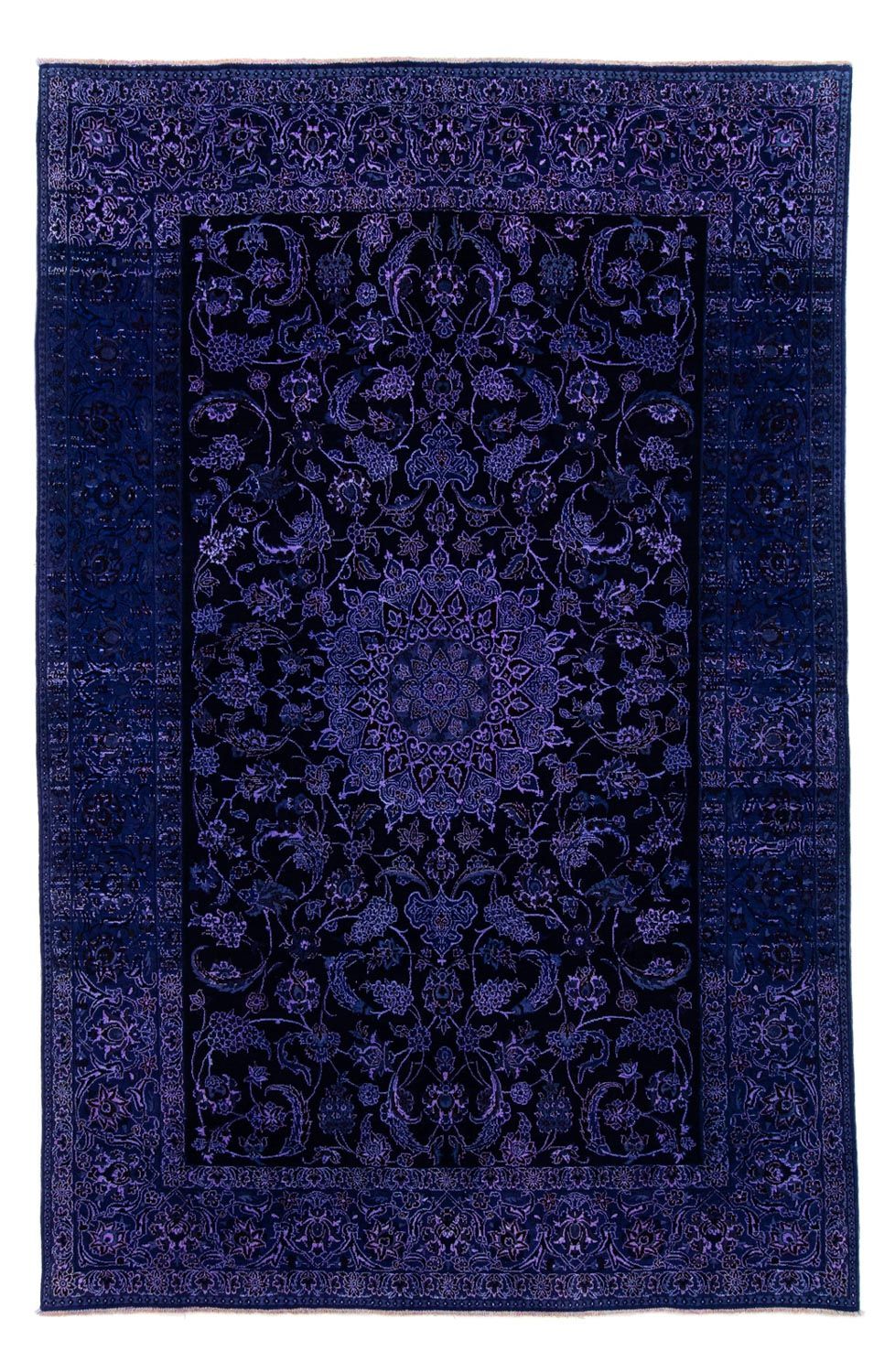 Perzisch tapijt - Nain - 295 x 193 cm - donkerblauw