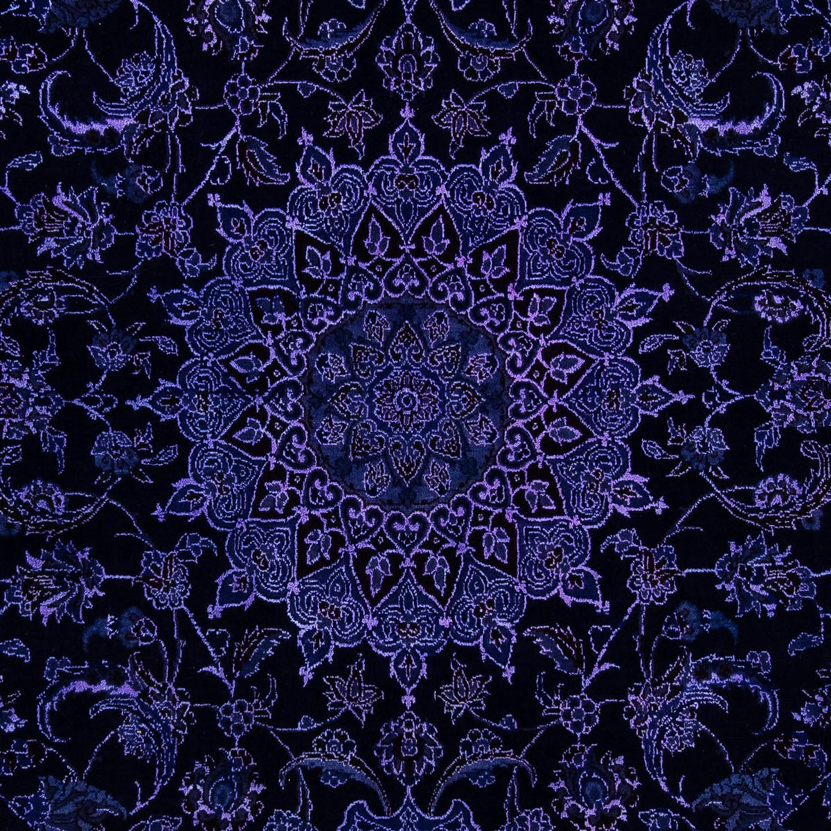 Perzisch tapijt - Nain - 295 x 193 cm - donkerblauw