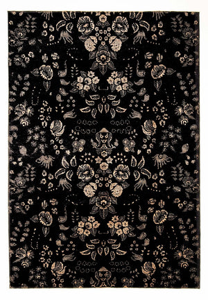 Designer tapijt - 301 x 212 cm - donkerblauw