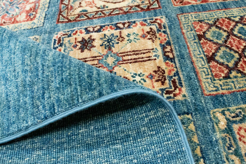 Ziegler tapijt - 209 x 145 cm - zee blauw