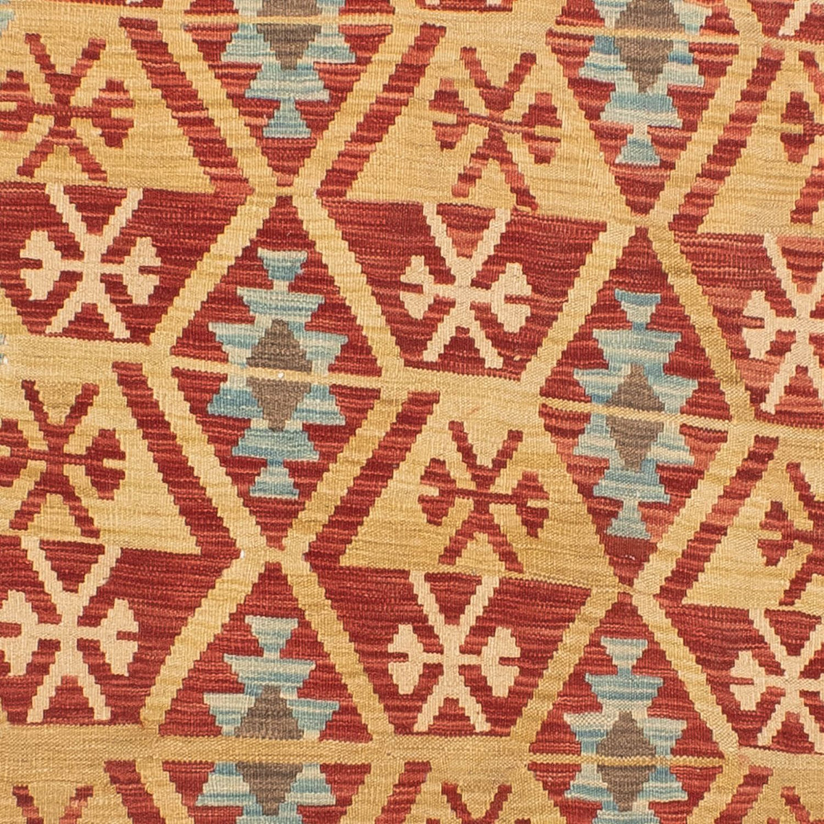 Kelim tapijt - Splash - 194 x 152 cm - veelkleurig