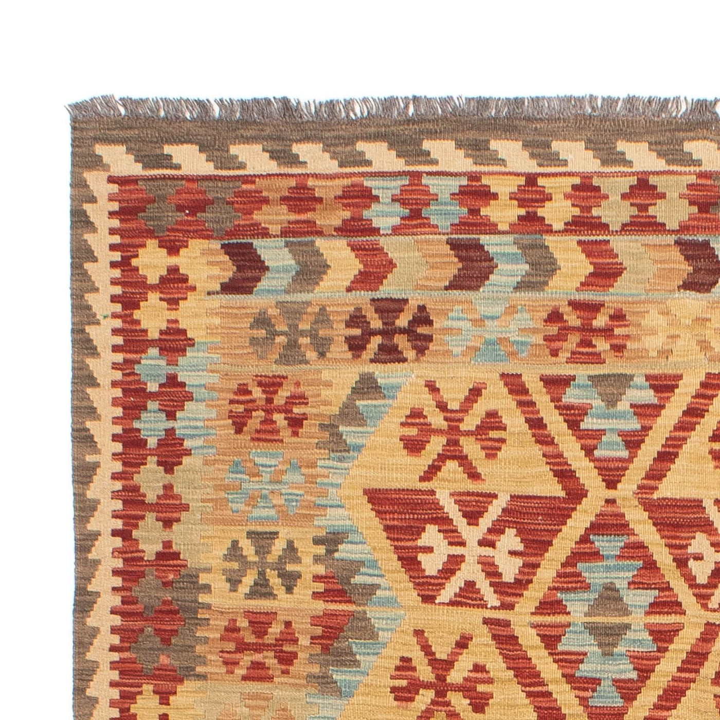 Kilim Maimana Tapijt 194x152cm - Wollen tapijt