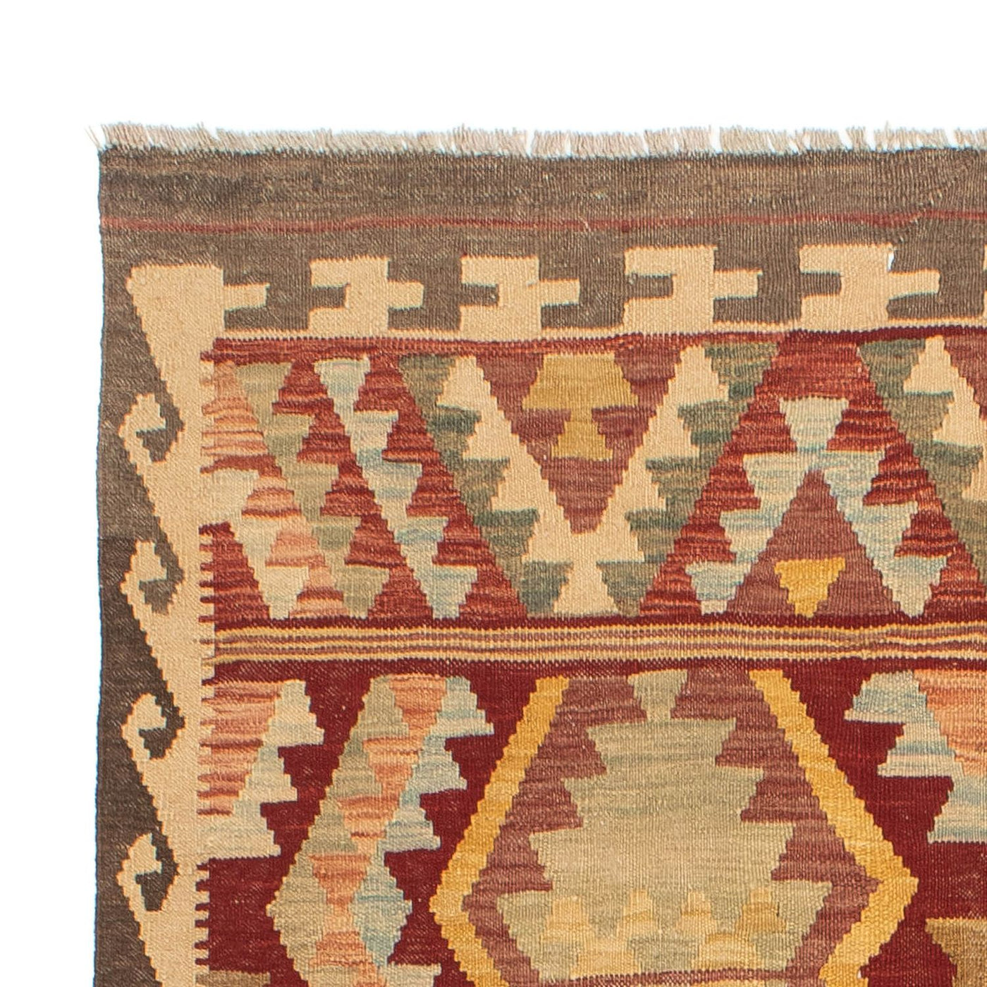 Kilim Maimana Tapijt 190x145cm - Wollen tapijt