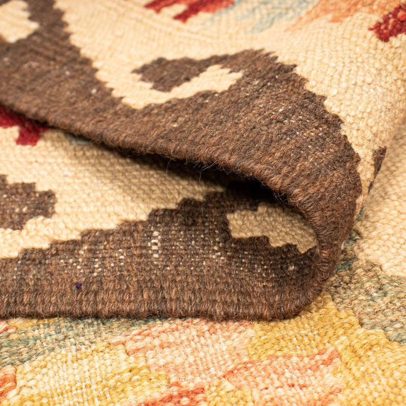 Kelim tapijt - Splash - 190 x 145 cm - veelkleurig