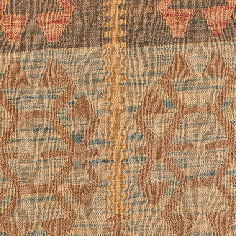 Loper Kelim tapijt - Splash - 395 x 72 cm - veelkleurig