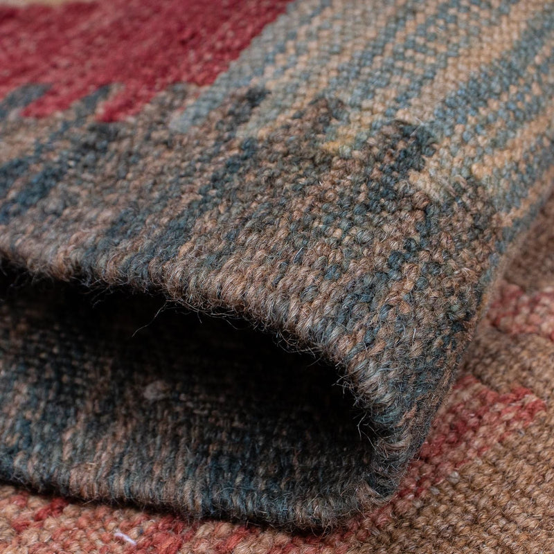 Loper Kelim tapijt - Splash - 395 x 72 cm - veelkleurig