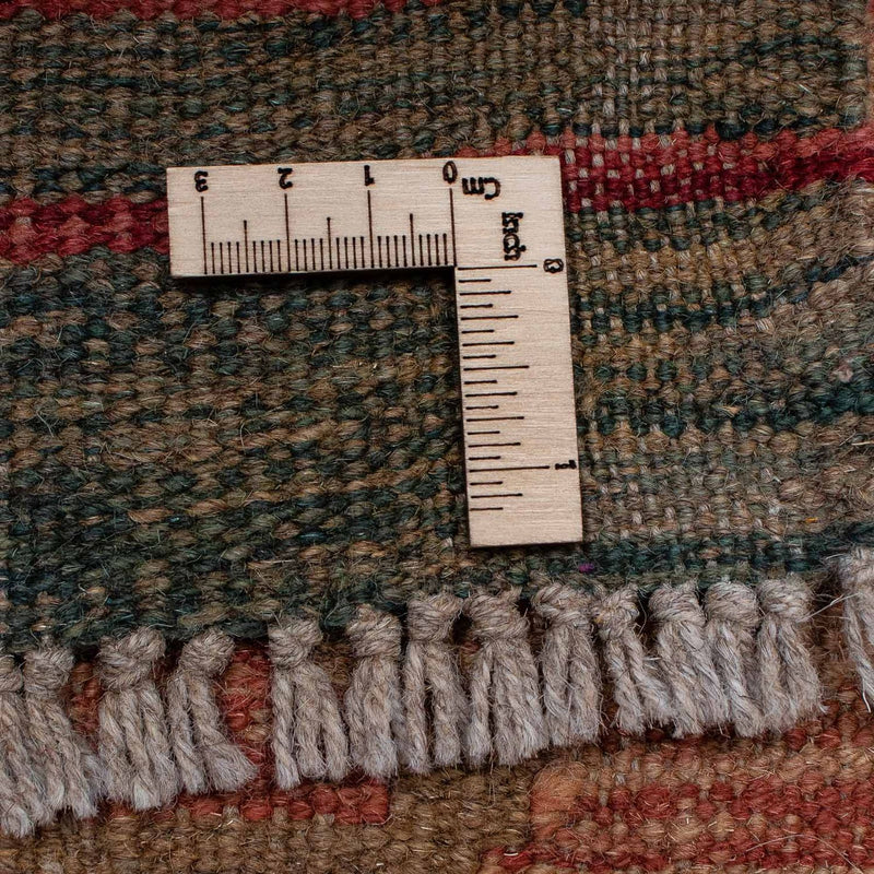 Loper Kelim tapijt - Splash - 395 x 72 cm - veelkleurig