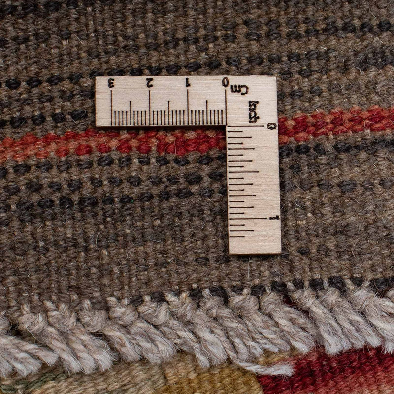 Loper Kelim tapijt - Splash - 389 x 77 cm - veelkleurig