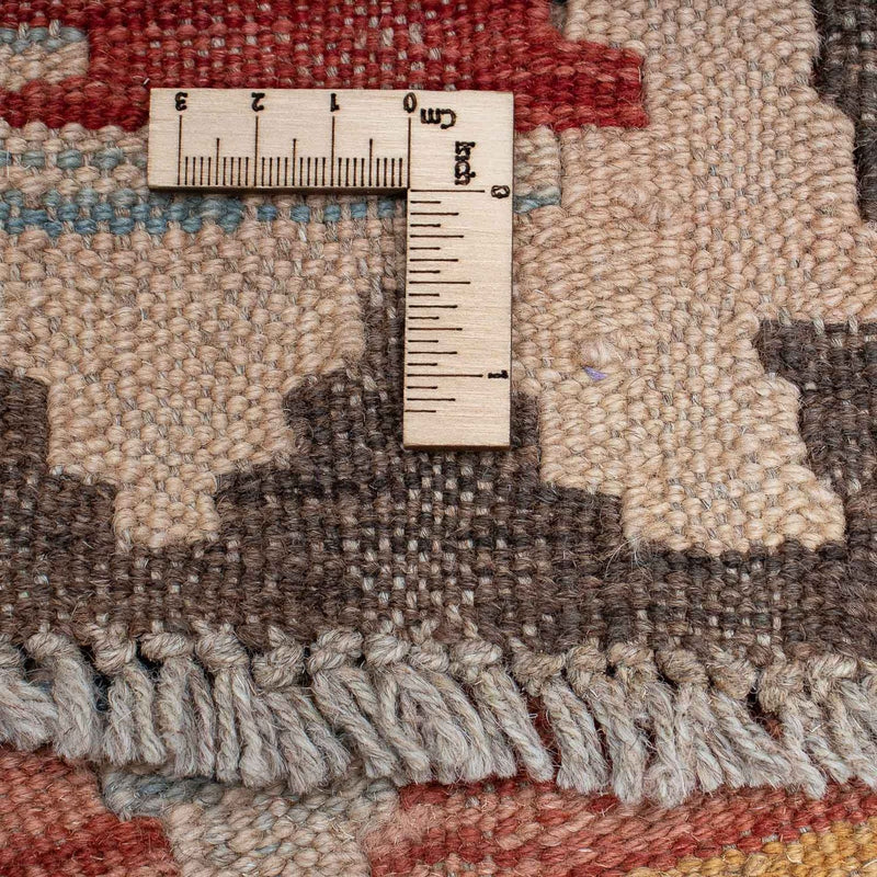 Loper Kelim tapijt - Splash - 296 x 74 cm - veelkleurig