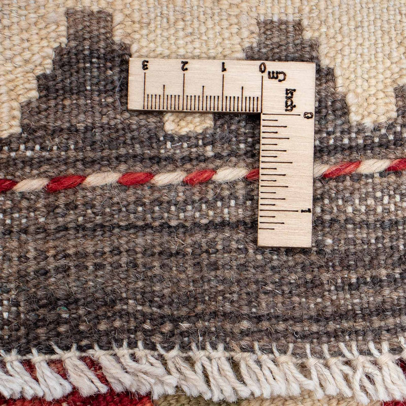 Loper Kelim tapijt - Splash - 393 x 77 cm - rood