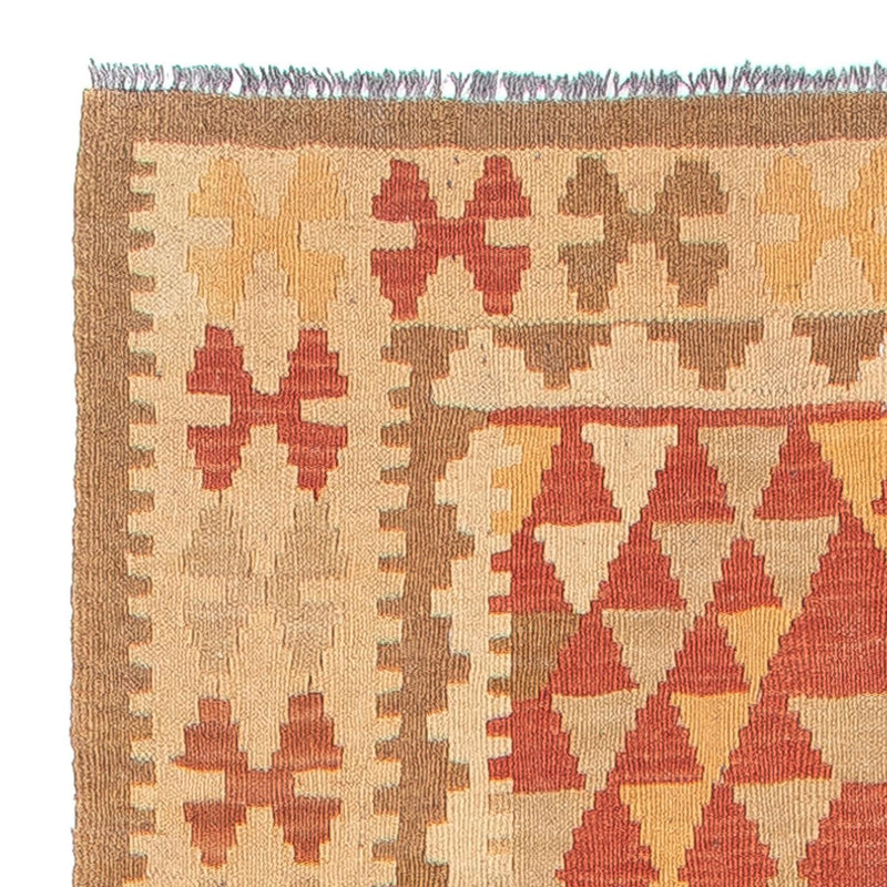 Loper Kelim tapijt - Splash - 405 x 85 cm - veelkleurig