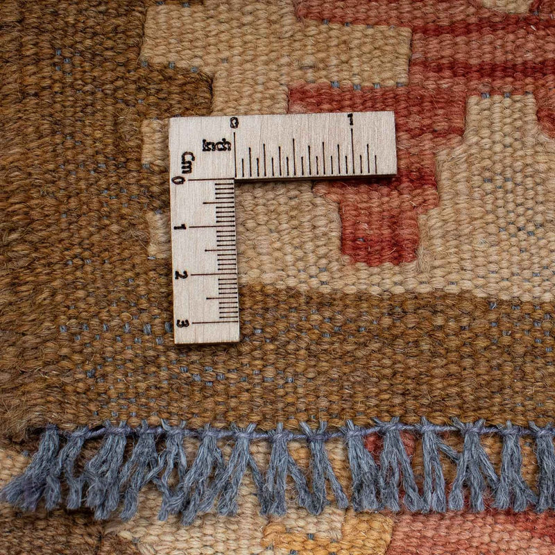 Loper Kelim tapijt - Splash - 405 x 85 cm - veelkleurig