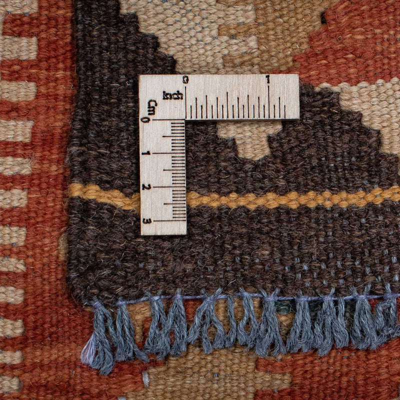 Loper Kelim tapijt - Splash - 394 x 76 cm - veelkleurig