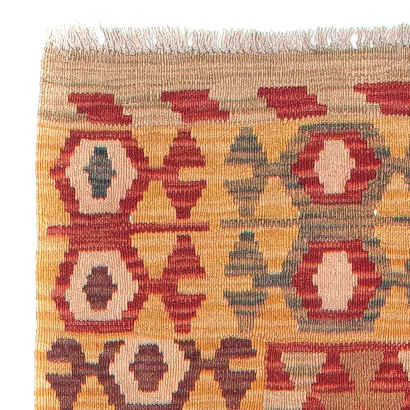Kilim Maimana Tapijt 394x70cm - Wollen tapijt