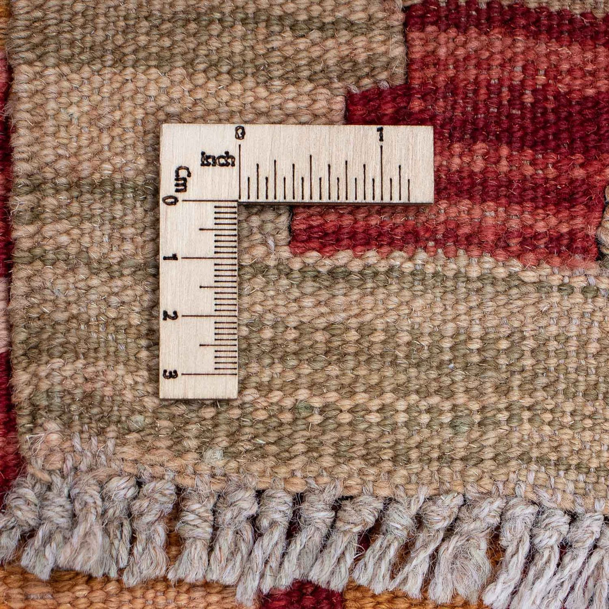 Loper Kelim tapijt - Splash - 394 x 70 cm - veelkleurig