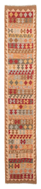 Kilim Maimana Tapijt 396x69cm - Wollen tapijt