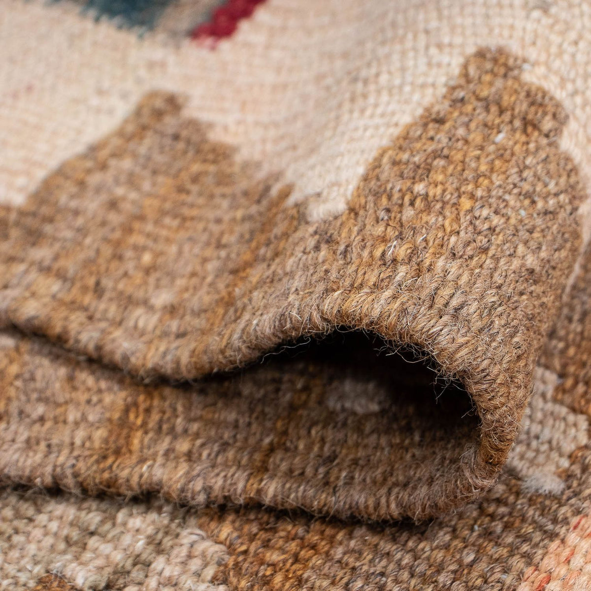 Loper Kelim tapijt - Splash - 396 x 69 cm - veelkleurig