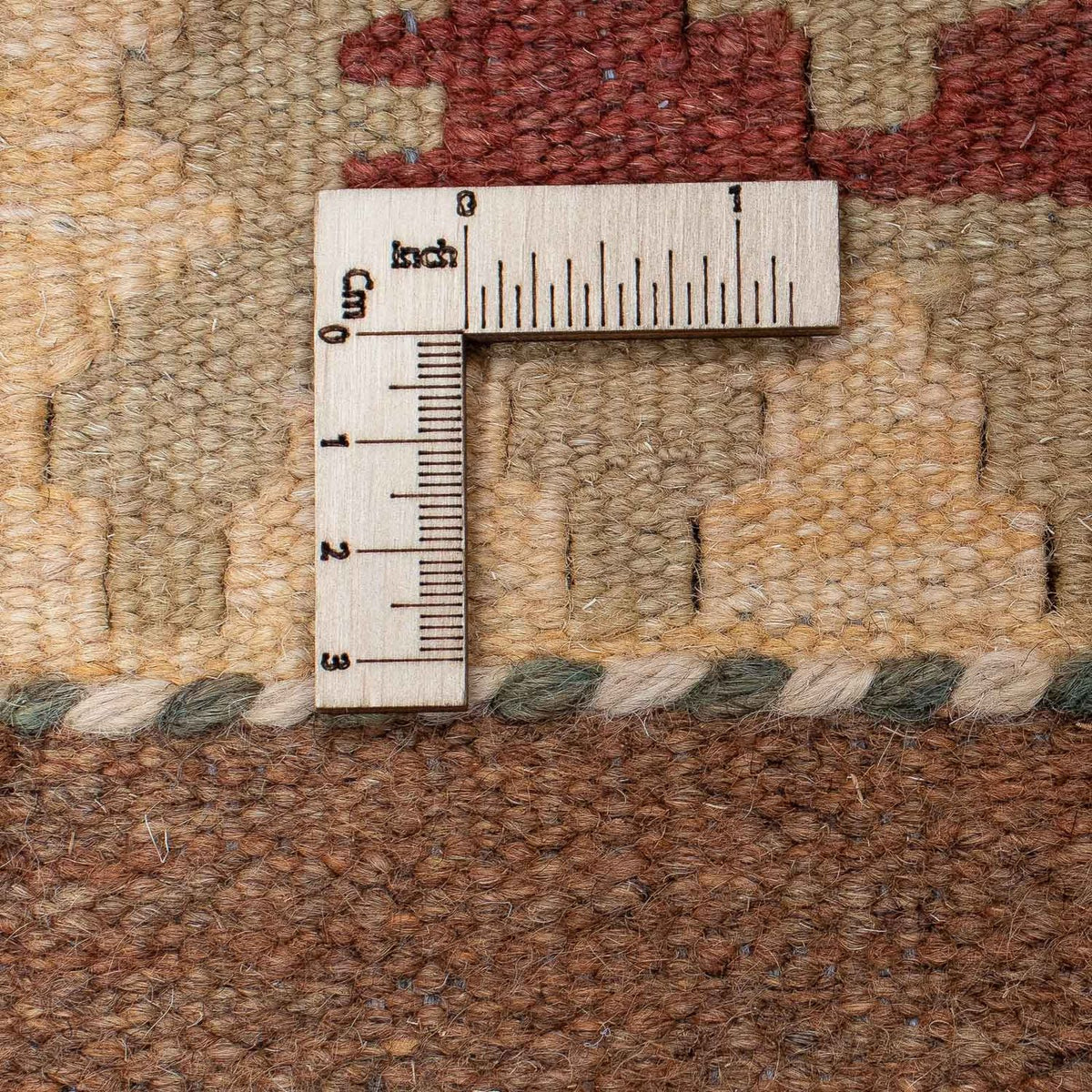 Loper Kelim tapijt - Splash - 371 x 88 cm - veelkleurig