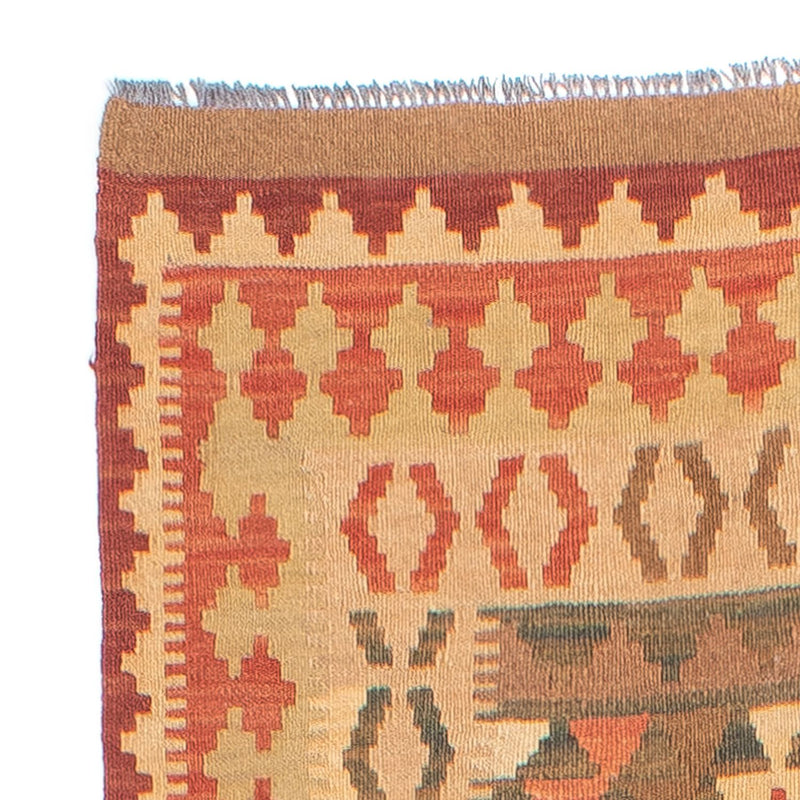 Loper Kelim tapijt - Splash - 314 x 86 cm - veelkleurig