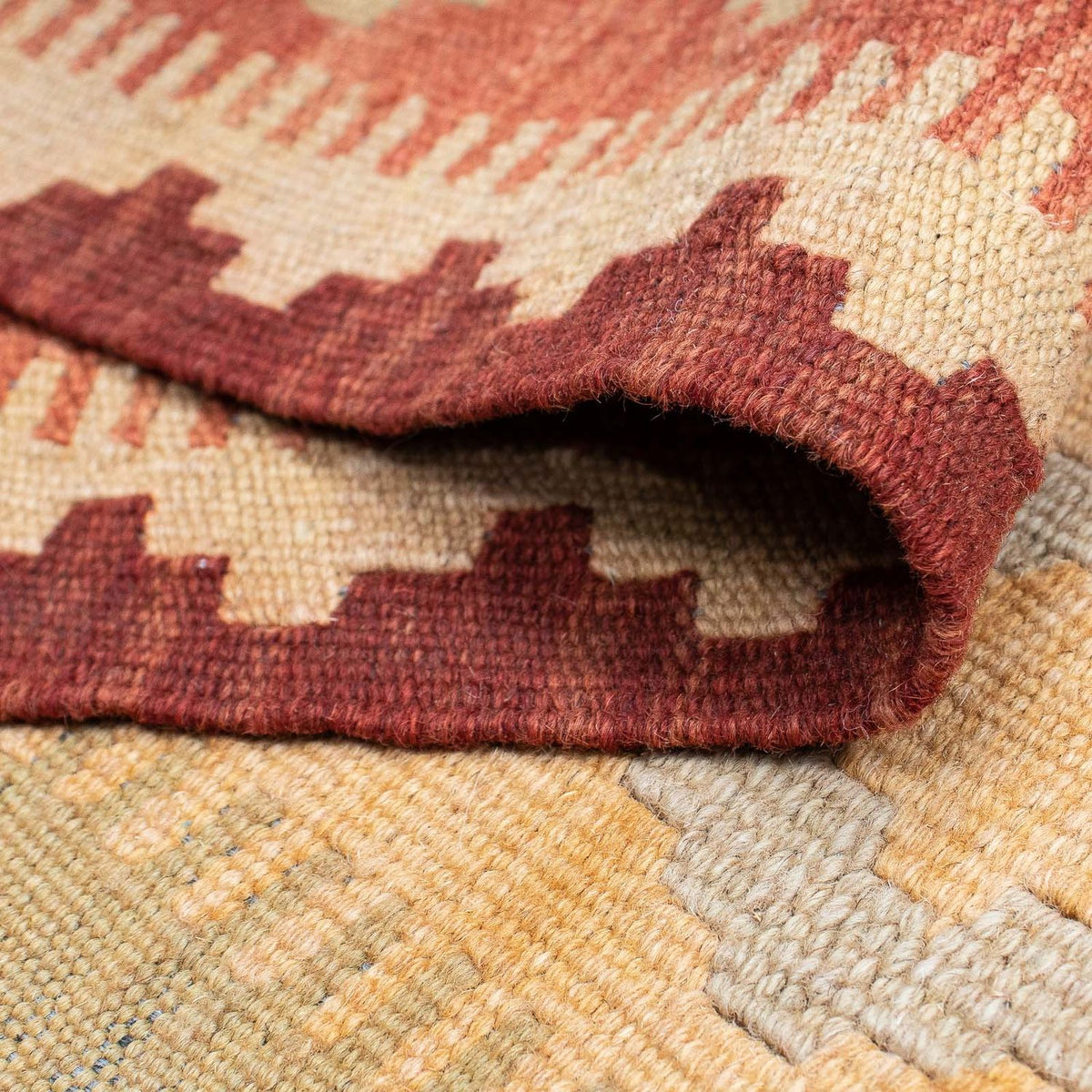 Loper Kelim tapijt - Splash - 314 x 86 cm - veelkleurig