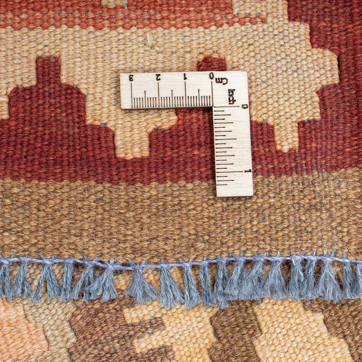 Loper Kelim tapijt - Splash - 314 x 86 cm - veelkleurig