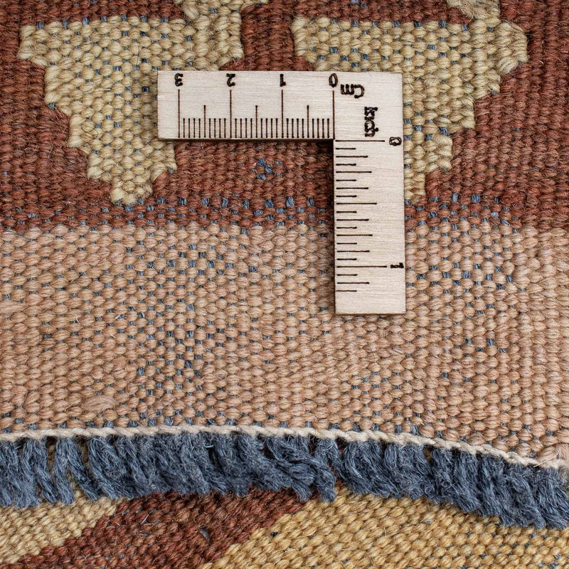 Loper Kelim tapijt - Splash - 284 x 79 cm - veelkleurig