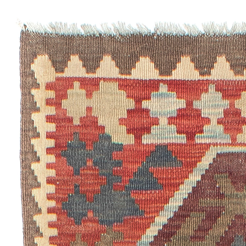 Loper Kelim tapijt - Splash - 288 x 73 cm - veelkleurig