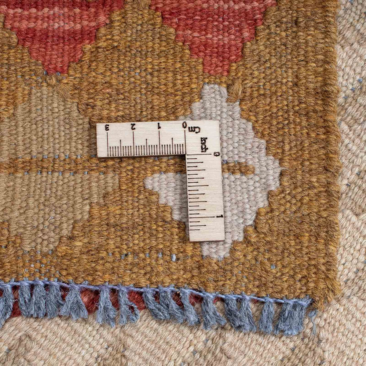 Loper Kelim tapijt - Splash - 298 x 80 cm - veelkleurig