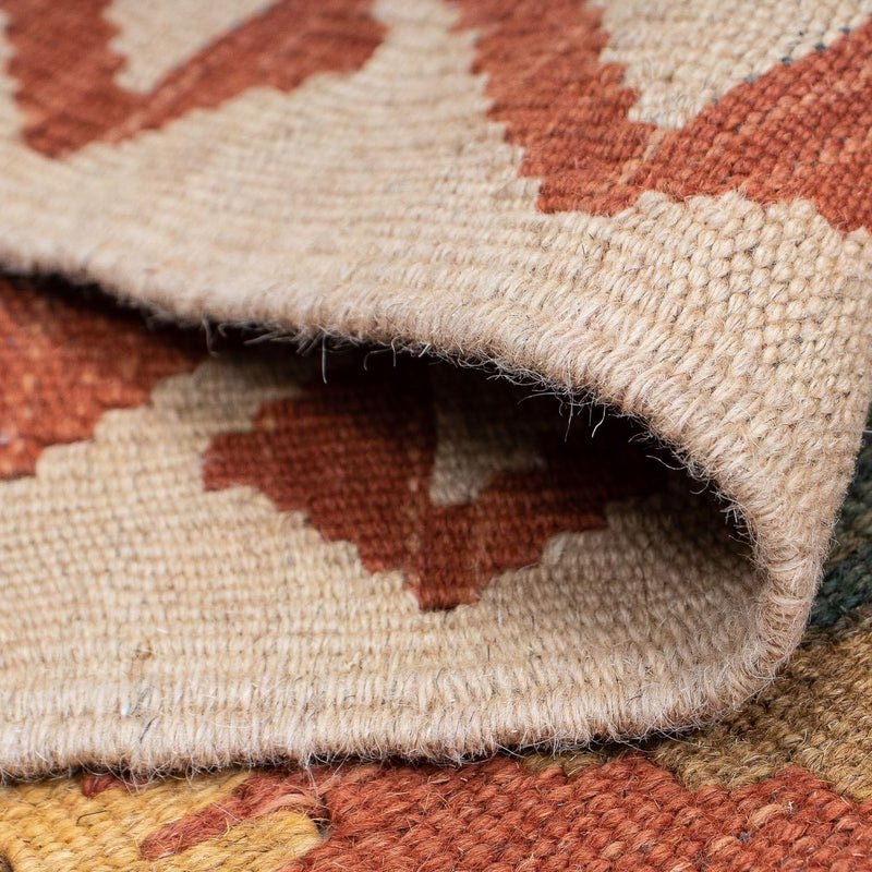 Loper Kelim tapijt - Splash - 297 x 79 cm - veelkleurig