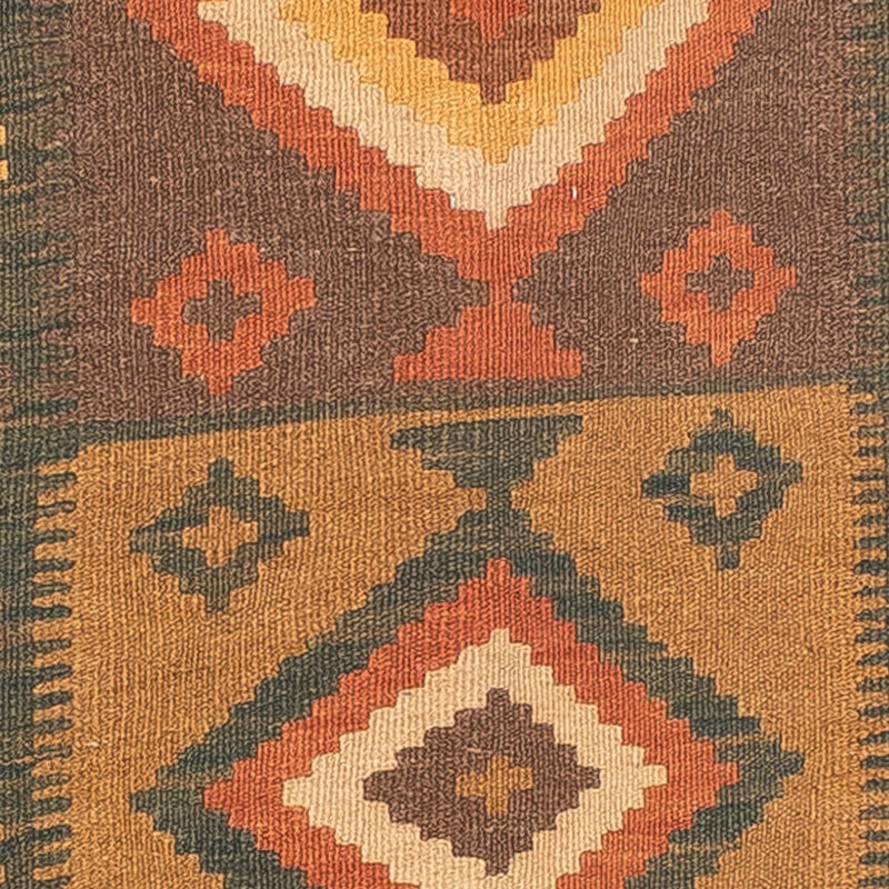 Loper Kelim tapijt - Splash - 297 x 82 cm - veelkleurig