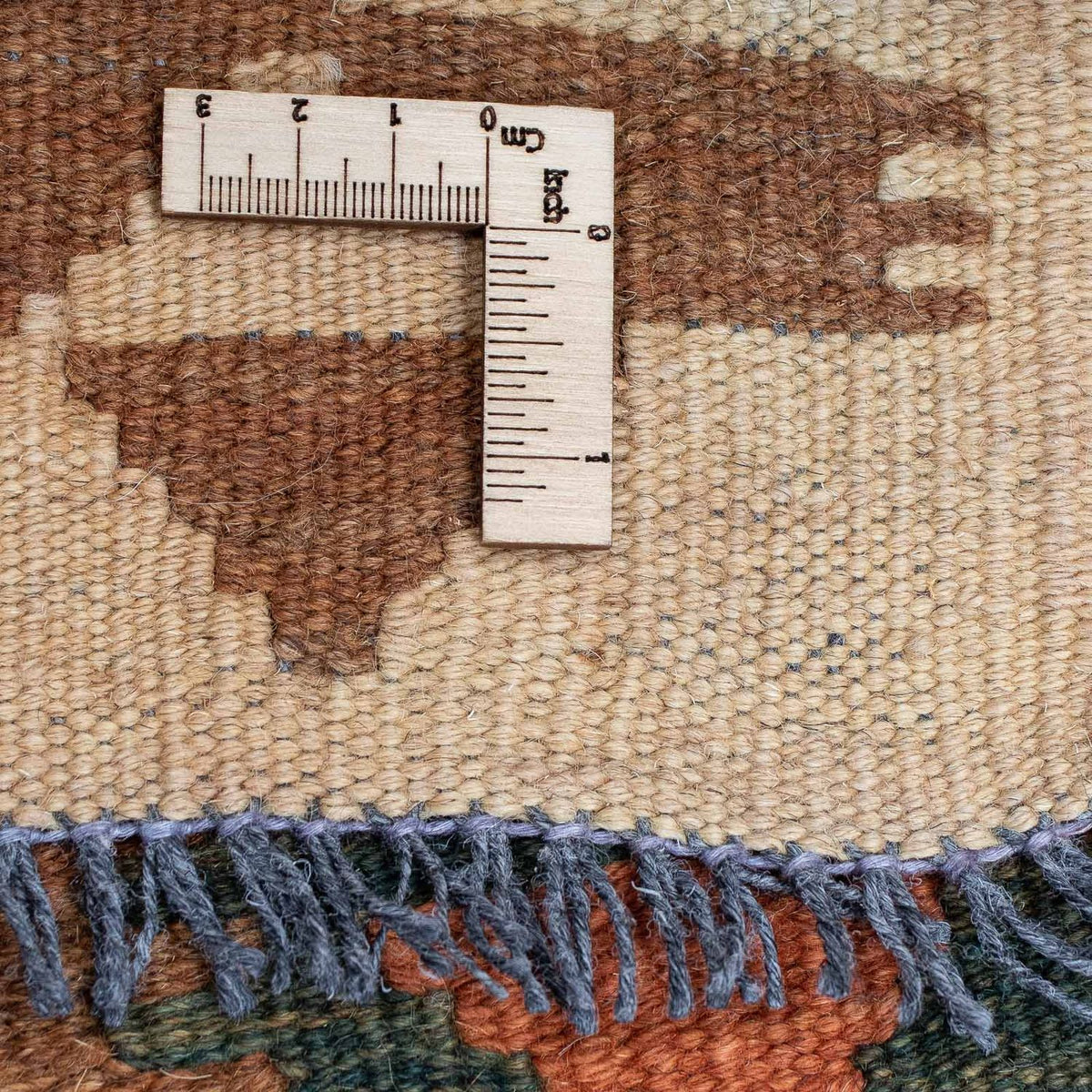 Loper Kelim tapijt - Splash - 297 x 82 cm - veelkleurig