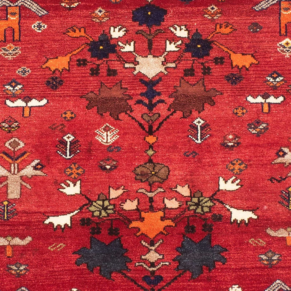 Perzisch Tapijt - Nomadisch - 152 x 110 cm - donkerrood