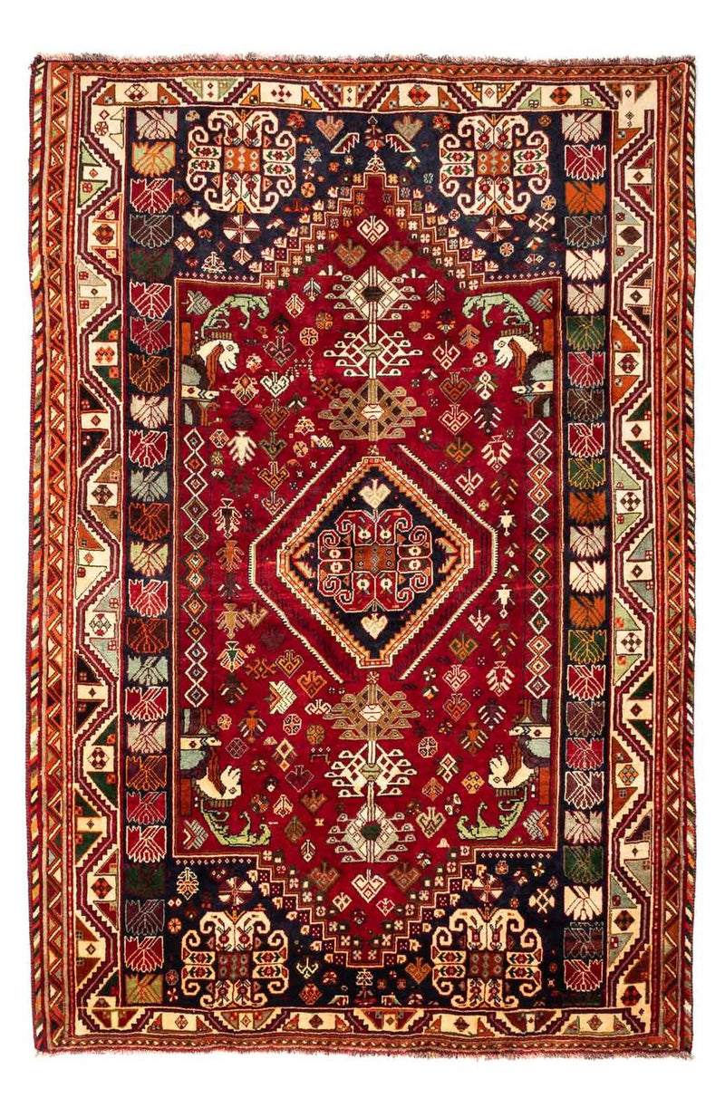 Perzisch Tapijt - Nomadisch - 272 x 183 cm - donkerrood