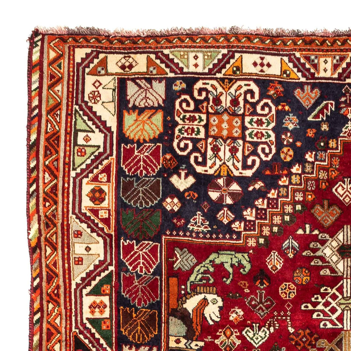 Perzisch Tapijt - Nomadisch - 272 x 183 cm - donkerrood