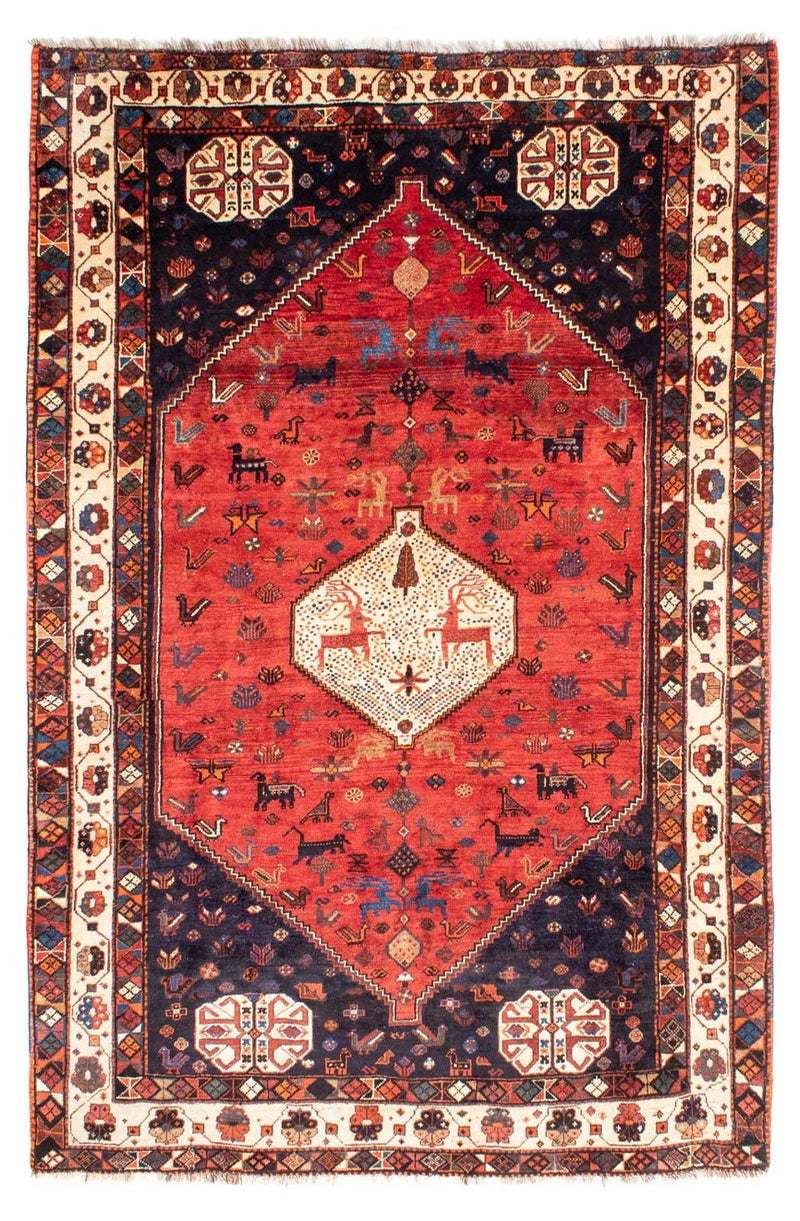 Perzisch Tapijt - Nomadisch - 300 x 205 cm - donkerrood