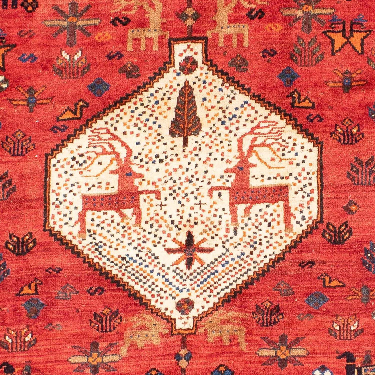 Perzisch Tapijt - Nomadisch - 300 x 205 cm - donkerrood