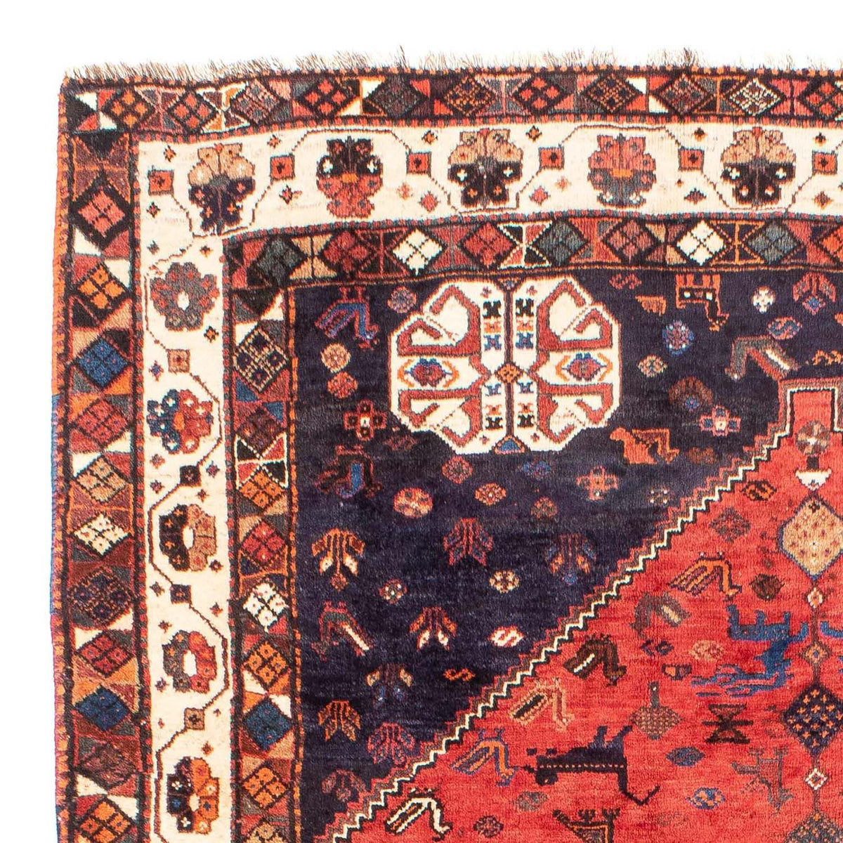 Perzisch Tapijt - Nomadisch - 300 x 205 cm - donkerrood