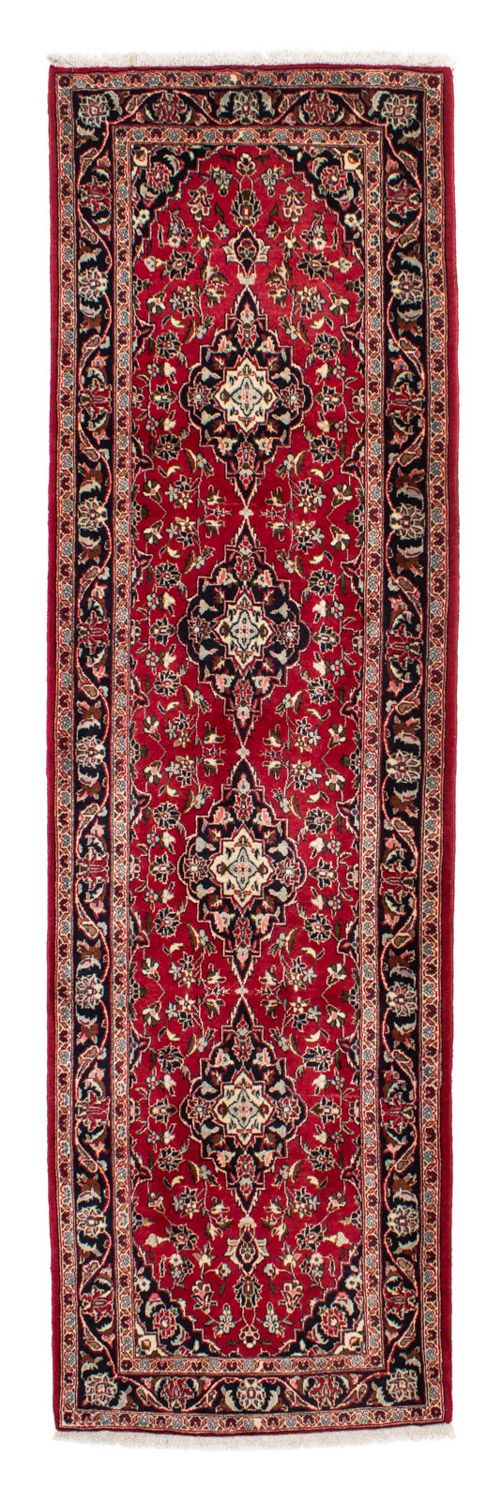 Loper Perzisch tapijt - Keshan - 340 x 98 cm - donkerrood
